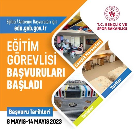 EĞİTİM GÖREVLİSİ BAŞVURULARI BAŞLADI